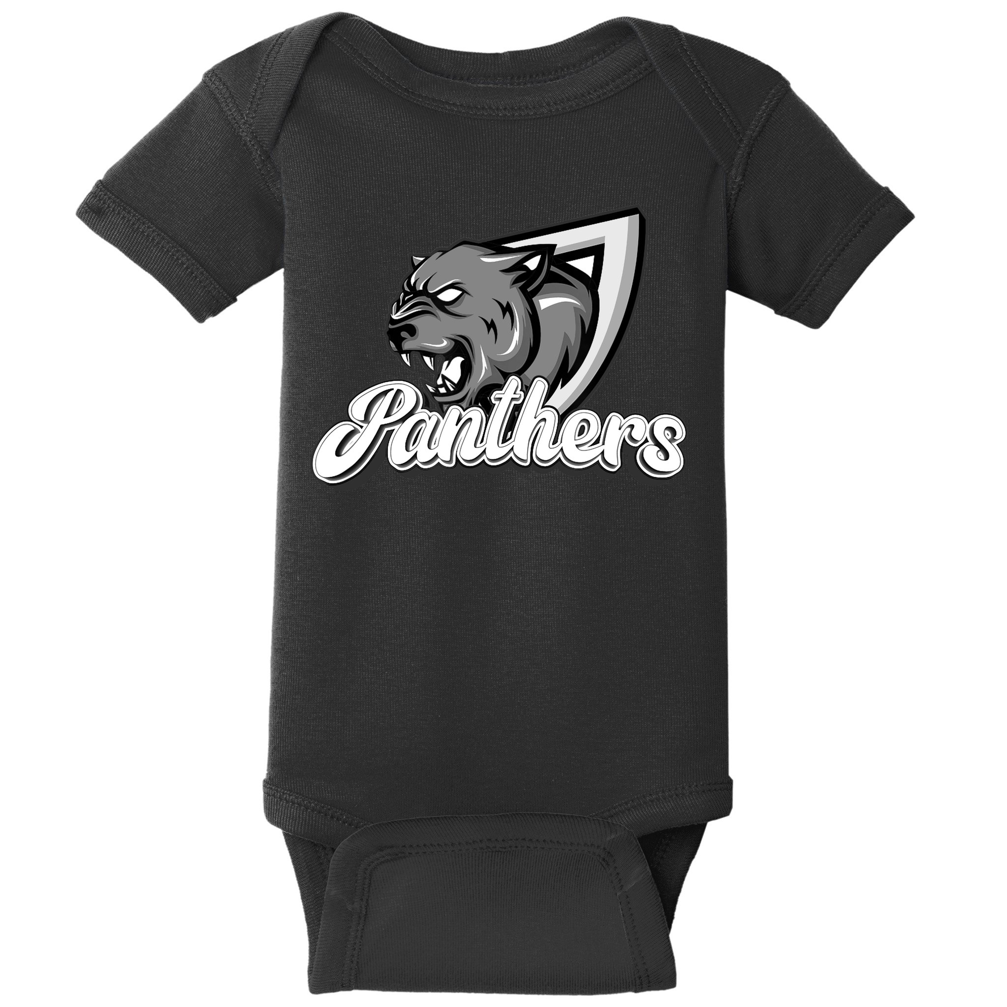 Panthers Fan Team Supporter Sports Animal Wildlife Lover Baby Bodysuit