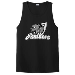 Panthers Fan Team Supporter Sports Animal Wildlife Lover PosiCharge Competitor Tank