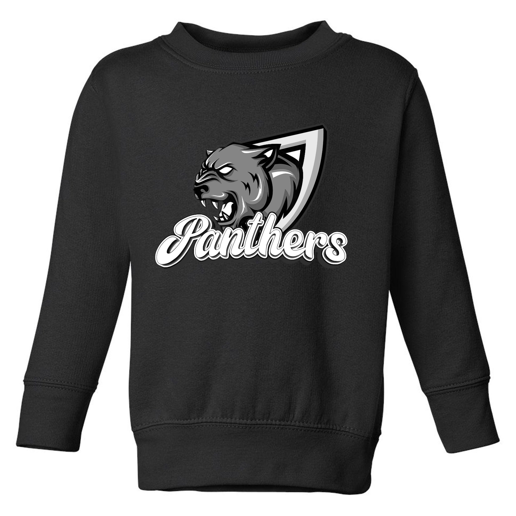 Panthers Fan Team Supporter Sports Animal Wildlife Lover Toddler Sweatshirt