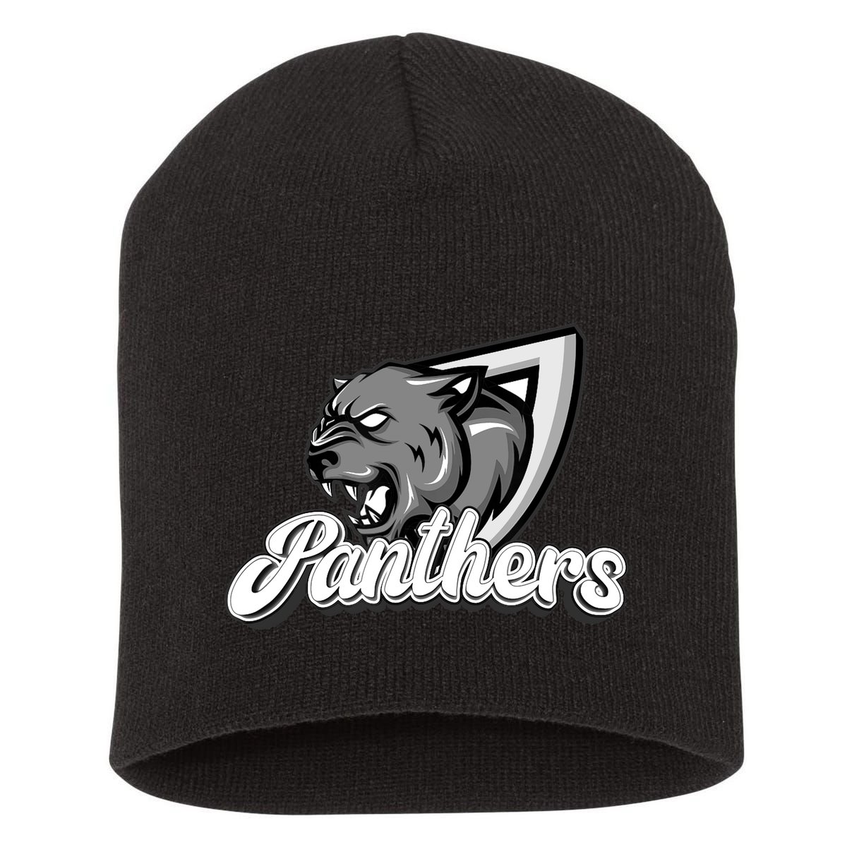 Panthers Fan Team Supporter Sports Animal Wildlife Lover Short Acrylic Beanie