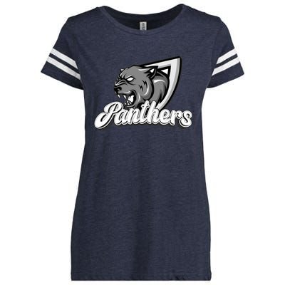 Panthers Fan Team Supporter Sports Animal Wildlife Lover Enza Ladies Jersey Football T-Shirt