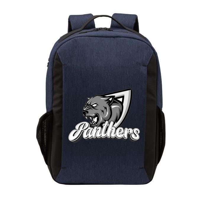 Panthers Fan Team Supporter Sports Animal Wildlife Lover Vector Backpack