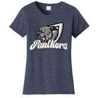 Panthers Fan Team Supporter Sports Animal Wildlife Lover Women's T-Shirt