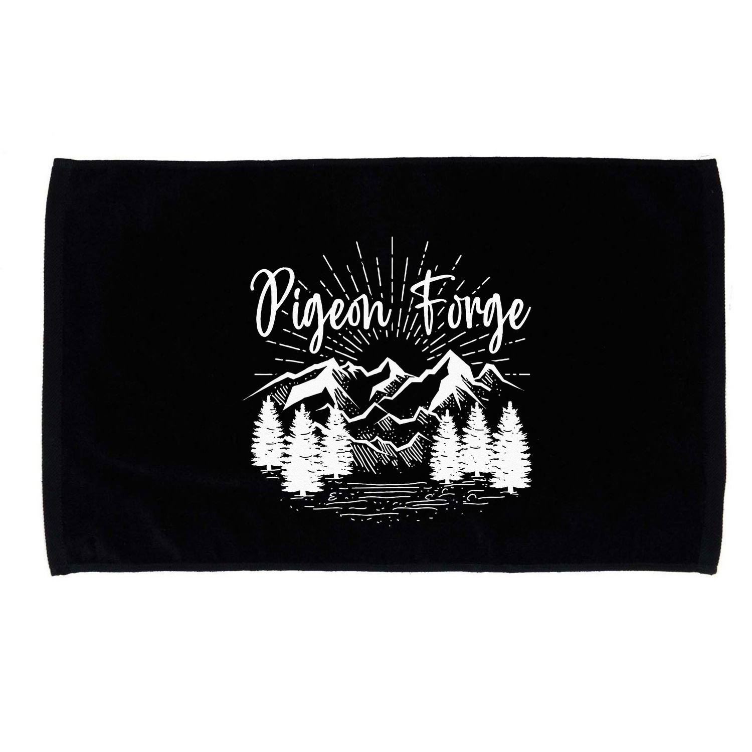 Pigeon Forge Tennessee Great Smoky Mountains National Park Microfiber Hand Towel