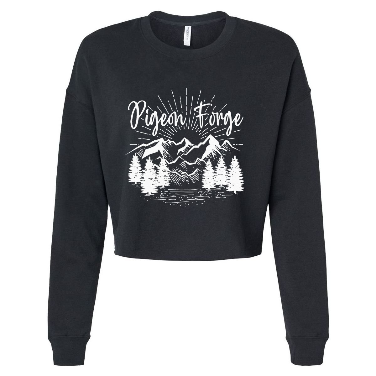 Pigeon Forge Tennessee Great Smoky Mountains National Park Cropped Pullover Crew