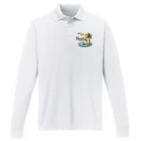 Pray For Tampa Bay Florida Strong Performance Long Sleeve Polo