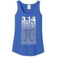 Pi for Teacher Vintage 3.14 Pi Digits Happy Pi Day Ladies Essential Tank