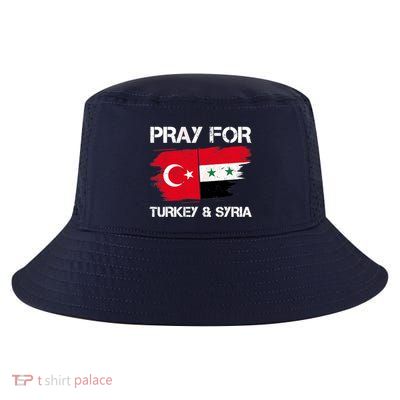 Pray For Turkey & Syria Flag Earthquake In Turkey Syria Cool Comfort Performance Bucket Hat