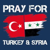 Pray For Turkey & Syria Flag Earthquake In Turkey Syria Cooling Performance Crew T-Shirt