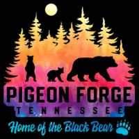 Pigeon Forge Tennessee Bear Great Smoky Mountains Tie Dye Bucket Hat
