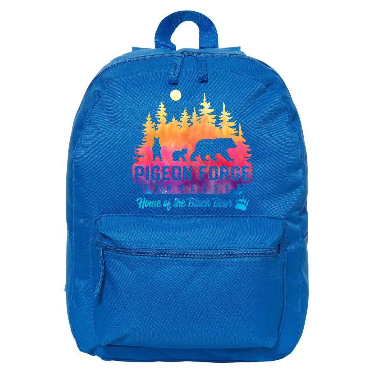 Pigeon Forge Tennessee Bear Great Smoky Mountains Tie Dye 16 in Basic Backpack
