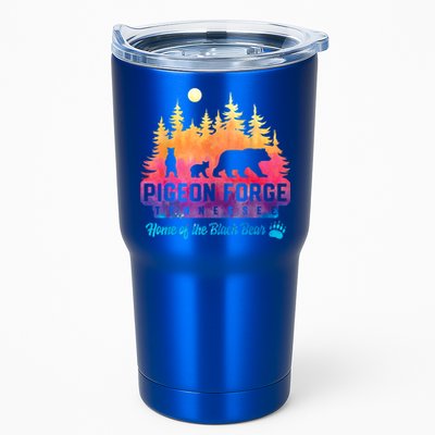Pigeon Forge Tennessee Bear Great Smoky Mountains Tie Dye Tumbler