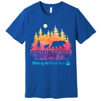 Pigeon Forge Tennessee Bear Great Smoky Mountains Tie Dye Premium T-Shirt