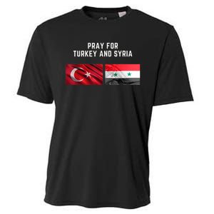 Pray For Turkey And Syria Earthquake In Turkey Cooling Performance Crew T-Shirt