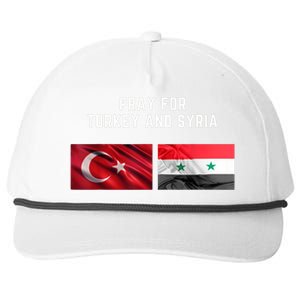 Pray For Turkey And Syria Earthquake In Turkey Snapback Five-Panel Rope Hat