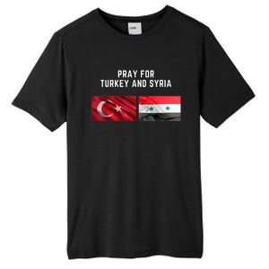 Pray For Turkey And Syria Earthquake In Turkey Tall Fusion ChromaSoft Performance T-Shirt