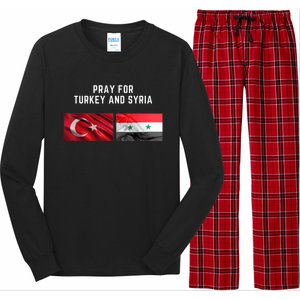 Pray For Turkey And Syria Earthquake In Turkey Long Sleeve Pajama Set