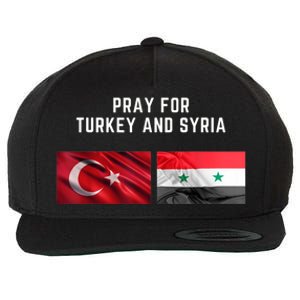 Pray For Turkey And Syria Earthquake In Turkey Wool Snapback Cap