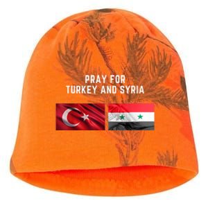 Pray For Turkey And Syria Earthquake In Turkey Kati - Camo Knit Beanie