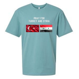 Pray For Turkey And Syria Earthquake In Turkey Sueded Cloud Jersey T-Shirt