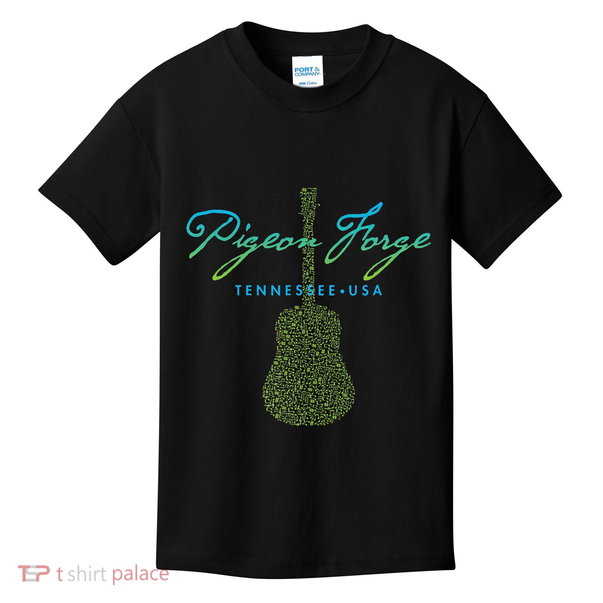 Pigeon Forge Tennessee Musicthemed Design Kids T-Shirt