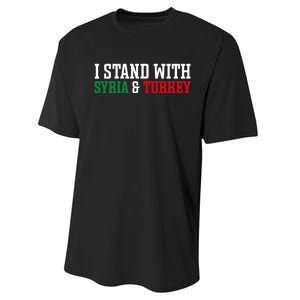 Pray For Turkey Syria Earthquake Praying Caring Performance Sprint T-Shirt