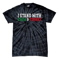 Pray For Turkey Syria Earthquake Praying Caring Tie-Dye T-Shirt