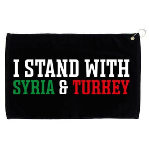 Pray For Turkey Syria Earthquake Praying Caring Grommeted Golf Towel