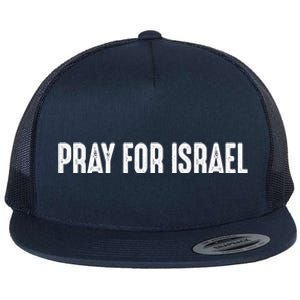 Pray For The Peace Of Jerusalem & Pray For Israel Pro Jewish Flat Bill Trucker Hat