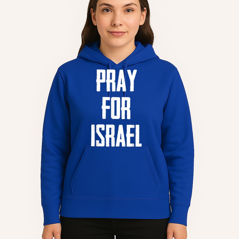 Pray For The Peace Of Jerusalem & Pray For Israel Pro Jewish Hoodie