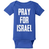 Pray For The Peace Of Jerusalem & Pray For Israel Pro Jewish Baby Bodysuit