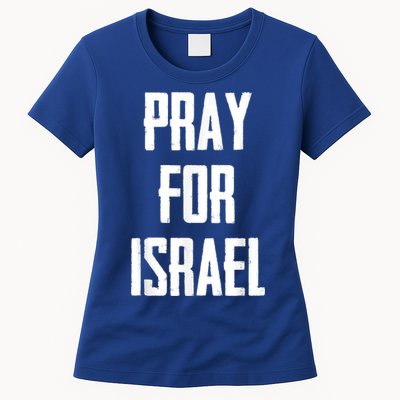 Pray For The Peace Of Jerusalem & Pray For Israel Pro Jewish Womens T-Shirt