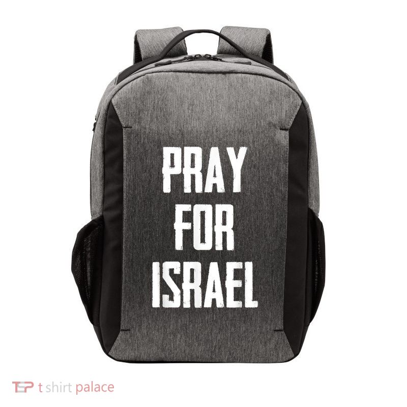 Pray For The Peace Of Jerusalem & Pray For Israel Pro Jewish Vector Backpack