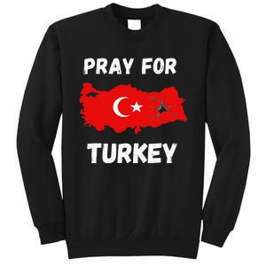 Pray For Turkey & Syria Flag Earthquake In Turkey Syria Sweatshirt