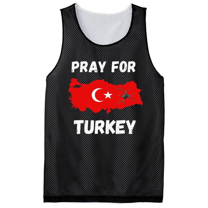 Pray For Turkey & Syria Flag Earthquake In Turkey Syria Mesh Reversible Basketball Jersey Tank