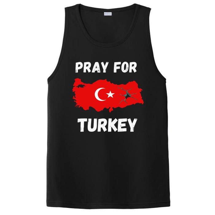 Pray For Turkey & Syria Flag Earthquake In Turkey Syria PosiCharge Competitor Tank