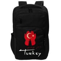 Pray For Turkey & Syria Flag Earthquake In Turkey Syria Impact Tech Backpack