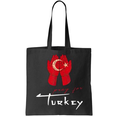 Pray For Turkey & Syria Flag Earthquake In Turkey Syria Bag