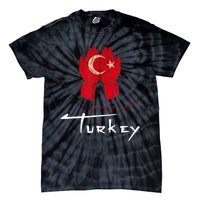 Pray For Turkey & Syria Flag Earthquake In Turkey Syria Tie-Dye T-Shirt