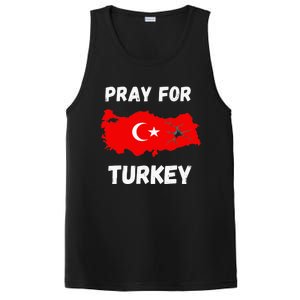 Pray For Turkey & Syria Flag Earthquake In Turkey Syria Love PosiCharge Competitor Tank