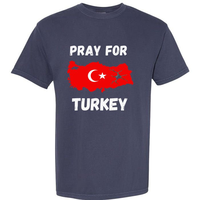 Pray For Turkey & Syria Flag Earthquake In Turkey Syria Love Garment-Dyed Heavyweight T-Shirt