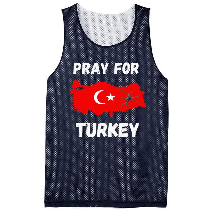 Pray For Turkey & Syria Flag Earthquake In Turkey Syria Love Mesh Reversible Basketball Jersey Tank