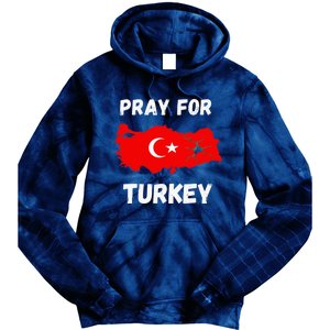 Pray For Turkey & Syria Flag Earthquake In Turkey Syria Love Tie Dye Hoodie