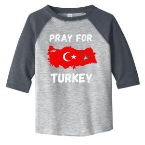 Pray For Turkey & Syria Flag Earthquake In Turkey Syria Love Toddler Fine Jersey T-Shirt