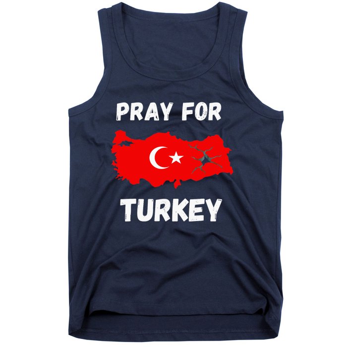 Pray For Turkey & Syria Flag Earthquake In Turkey Syria Love Tank Top