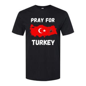 Pray For Turkey & Syria Flag Earthquake In Turkey Syria Love Softstyle CVC T-Shirt