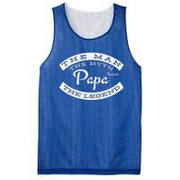 Papa Forever The The Myth The Legend Vintage Funny Gift Mesh Reversible Basketball Jersey Tank