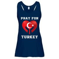 Pray For Turkey Earthquake Turkey Heart Flag Ladies Essential Flowy Tank