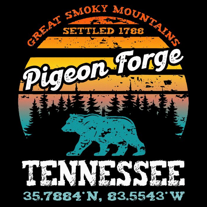 Pigeon Forge Tennessee Great Smoky Mountains Trip Gifts Impact Tech Backpack