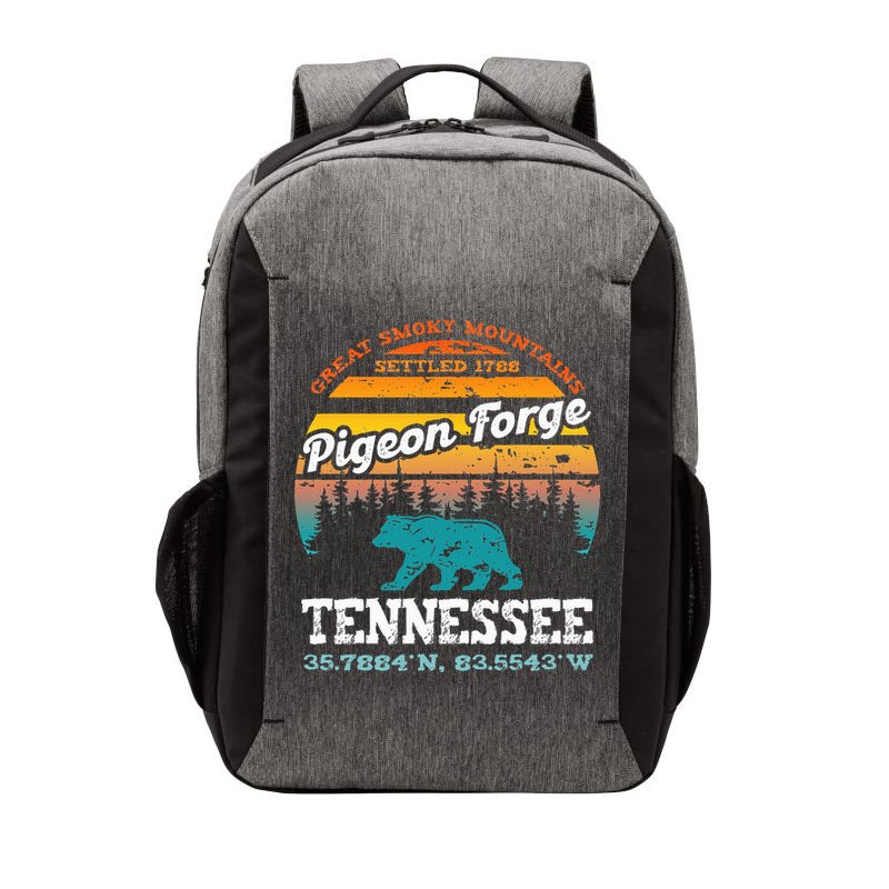 Pigeon Forge Tennessee Great Smoky Mountains Trip Gifts Vector Backpack